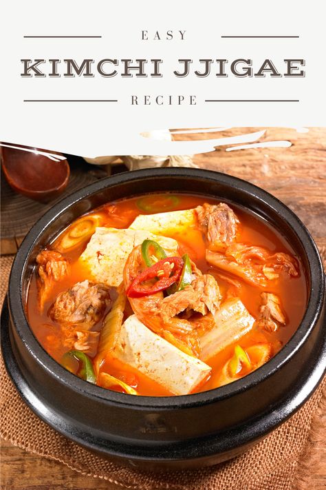 Kimchi Stew tips you need to know, plus an instant option! #koreanfood Slow Cooker Kimchi Stew, Kimchi Jigae Recipe Pork, Kimchi Stew Recipe Easy, Kimchi Jiggae Korean, Kimchi Chigae Recipe, Pork Belly Stew, Kimchee Stew, Kimchi Chicken Recipe, Kimchee Soup