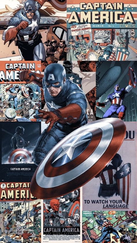 Capitan America Wallpaper, Wallpapers Avengers, Captain America Aesthetic, Captain Amerika, America Wallpaper, Lockscreens Wallpapers, Wallpaper Marvel, Avengers Poster, Marvel Wallpapers