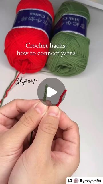 Crochet Ideas,Tips and Tricks on Instagram: "Thank you so much for sharing this crochet hack with us 🙏🥰
Video by  @lilyrosycrafts 
Don’t forget to follow her 🙏💫
.
.
.
.
.
・・・
Crochet hacks: how l connect yarns 
#weddingflowers #weddingbouquet #handmadegifts #customgifts #tuilp #sunflower #rose #homedecor #crochetpattern #giftideas #birthdaygifts #celebrationgift #crochetflowers #flowerwholesale #crochetflowerwholesale #wholesale #lilyrosy #lilyrosyflower #usa #fyp" Crochet Hacks, Crochet Hack, Crochet Slipper Pattern, Knitting Basics, Crochet Potholders, Slippers Pattern, Craft Lovers, Crochet Instructions, Crochet Slippers