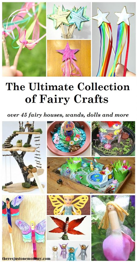 The Ultimate Collection of Fairy Crafts -- fairy wand crafts, fairy houses, homemade fairy dolls, fairy lantern crafts and more Fairy Crafts Kids, Fairy Crafts For Kids, Lantern Crafts, Fairy Tale Crafts, Garden Crafts For Kids, Fairy House Crafts, Fairy Garden Crafts, Arts And Crafts House, Fairy Crafts