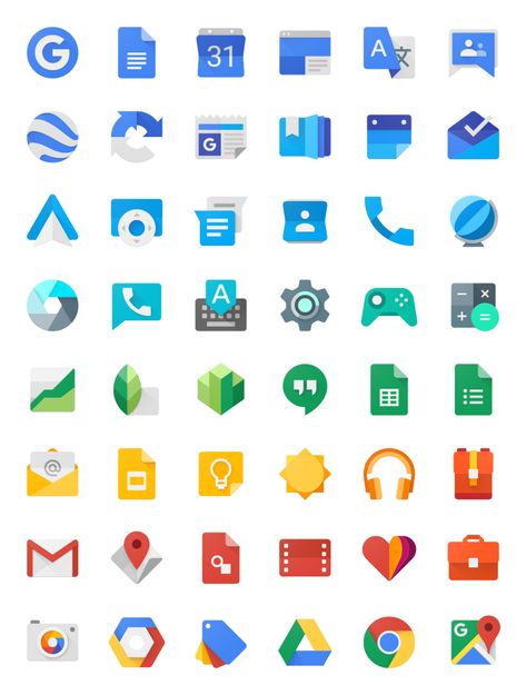 Google Material Design on Behance Google Icon, Google Material Design, Icon Design Inspiration, Flat Design Icons, Plane Design, Logo Shapes, Company Logos, Brand Icon, Flat Icons