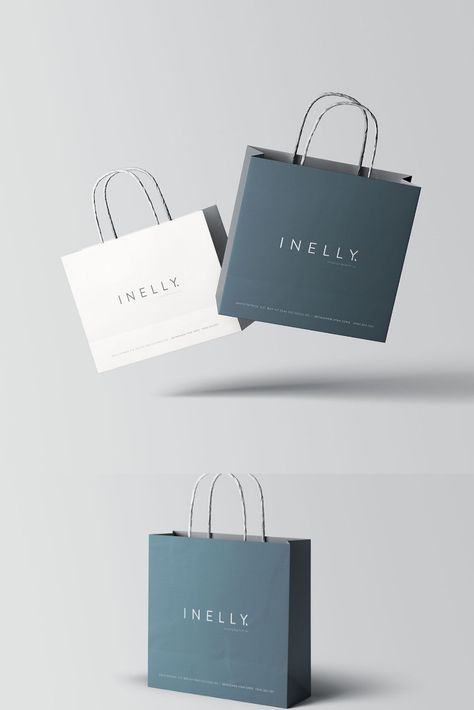 Shopping Bag (Paper) Mockup Desain Paper Bag, Paper Bag Design Branding, Apparel Packaging, Paper Bag Mockup, Shopping Bag Mockup, Luxury Paper Bag, Gerobak Dorong, Bag Advertisement, Shopping Bag Design