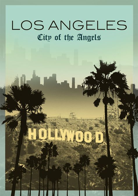 . Vintage Los Angeles Poster, Los Angeles Poster, City Posters, California Poster, Vintage Poster Design, Travel Globe, California Map, Vintage Los Angeles, Los Angeles Usa