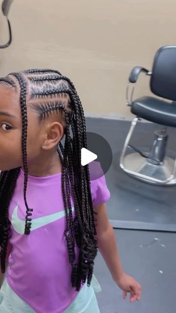 Mcclure Twins Hairstyles Braids, Kids Braid Hairstyles Black, Braid Hair Styles For Kids, African Hair Braiding Styles For Kids, Kids Fulani Braids Hairstyles, Kid Braided Styles, Simple Fulani Braids For Kids, Little Black Girls Hairstyle, Kids Hairstyles Cornrows