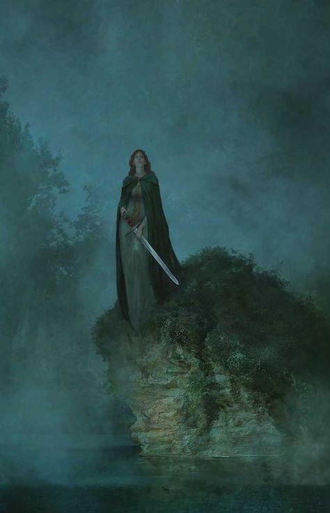 Irish Fantasy Art, Arthurian Art, Celtic Fantasy Art, Marc Simonetti, Mists Of Avalon, Ace Of Swords, Art Watch, 다크 판타지, Arte Inspo