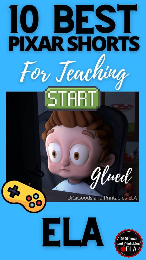 Teaching with Pixar Short Film Workshops Pixar Shorts For Teaching, Character Conflict, Teaching Summary, Teaching Plot, Teaching Literary Elements, Teaching Character Traits, Teaching Theme, Pixar Shorts, Teaching Character