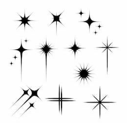 Twinkle Logo Design, Comet Graphic Design, Star Design Drawing, Falling Star Drawing, Star Vector Design, Twinkle Illustration, Star Illustration Design, Sparkles Illustration, Comet Drawing