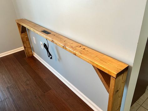 Sofa Table Behind Couch Farmhouse, Narrow Sofa Table Behind Couch Against Wall, Behind Coach Table, Sofa Table Behind Couch With Plug, Under The Couch Table, Diy Sofa Table Behind Couch 2x4, Small Behind The Couch Table, Living Room With No Wall Space, Self Behind Couch