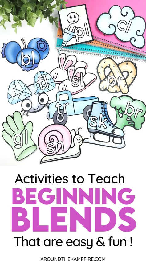 beginning blends sorting cards Blends Anchor Chart First Grade, Blend Activities For Kindergarten, S Blends Anchor Chart, Blending Words Activities, Posters Free Printables, Blends Anchor Chart, Phonics Blends Worksheets, Second Grade Phonics, Consonant Blends Activities