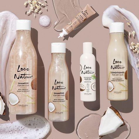 Healthy hair in just one step? Introducing nature’s own 2-in-1 Love Nature Hair shampoo and conditioner for all hair types. 🙌 🌱 Free from silicones and parabens 🌱 Contains organic avocado oil and chamomile extract 🌱 Biodegradable formula that comes in a recyclable plastic bottle #oriflame #hair #care #beauty #lovenature Hair Shampoo And Conditioner, Avocado Shampoo, Shampoo For Dry Hair, Coconut Oil Shampoo, Coconut Shampoo, Oriflame Beauty Products, Organic Shampoo, Start Your Own Business, Social Selling