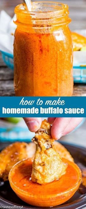 Homemade Buffalo Sauce Buffalo Chicken Sauce Recipe, Gameday Foods, Superbowl Ideas, Chicken Wing Sauce Recipes, Buffalo Chicken Sauce, Keto Condiments, Buffalo Sauce Recipe, Wings Recipes, Pulled Pork Burger