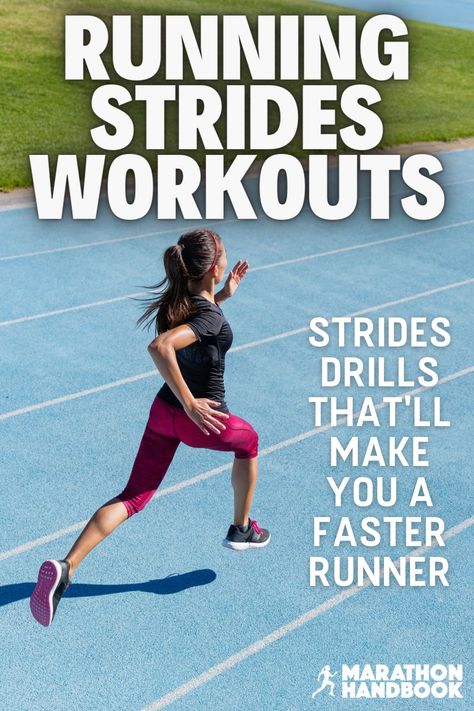 Improving Running Speed, Running Drills For Speed, 5k Running Tips, Running Workout Plan, Marathon Training Motivation, Running Stride, Marathon Training For Beginners, Faster Runner, Running Drills