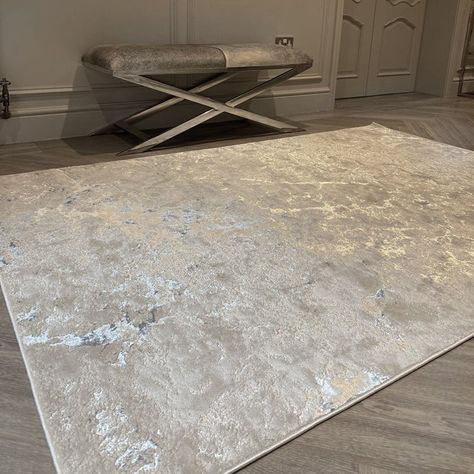 Beige And Silver Rug, Grey Textured Wallpaper, Rowen Homes, Velvet Rug, Cloud Texture, Marble Rug, Contemporary Mediterranean, Low Pile Rug, Silver Wallpaper