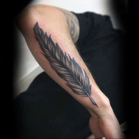 Quill Pen Tattoo, Feather Pen Tattoo, Feather Tattoo For Men, Quill Tattoo, Wing Tattoo Men, Feather Tattoo Design, Pen Tattoo, Feather Pen, Tatuaje A Color