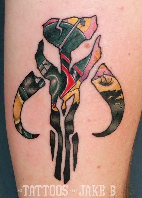 Boba Fett Tattoo, Mandalorian Tattoo, Star Wars Tattoo Sleeve, Boba Fett Mandalorian, Arizona Tattoo, Nerdy Tattoos, Knot Tattoo, Star Wars Tattoo, Star Wars Artwork