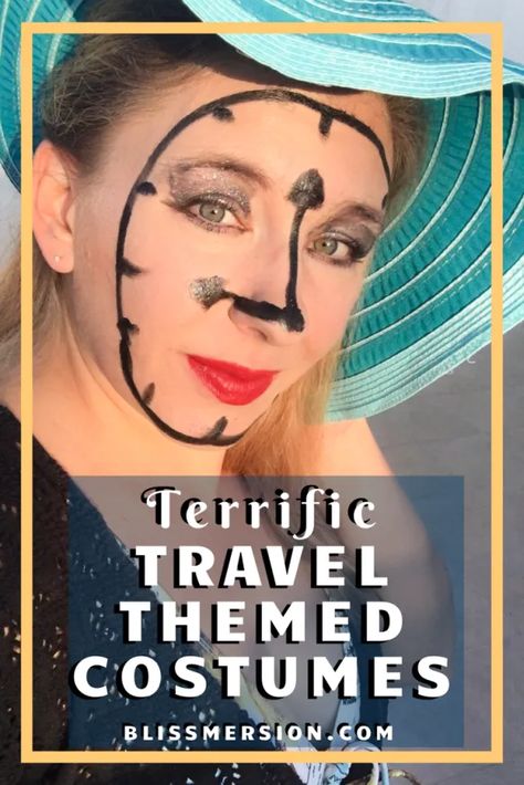 Time Travel Costume Ideas, Around The World Theme Party Costume, Time Travel Outfits, Time Traveler Costume, Tourist Costume, Time Travel Machine, Themed Costumes, Dress Up Ideas, Party Dress Codes