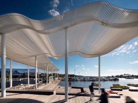 Park And Recreation, La Mecca, Atrium Design, Canopy Architecture, Space Frame, Wall Seating, Canopy Design, Landscape Architects, Structure Architecture