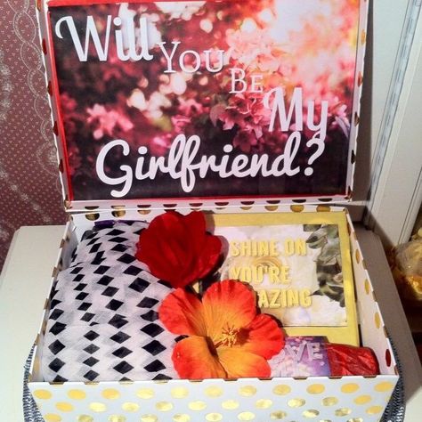 Looking to #makeherday ask her to be your #girlfriend with a #youarebeautifulbox Girlfriend Care Package, Be My Girlfriend Proposal Ideas, Be My Girlfriend Proposal, Girlfriend Proposal Ideas, Long Distance Girlfriend Gifts, Girlfriend Proposal, Be My Girlfriend, Will You Be My Girlfriend, Distance Couple