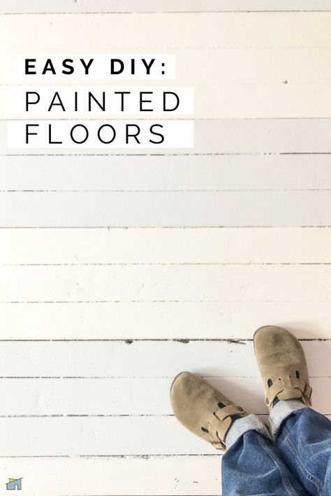 Paint Wood Floors Ideas, Painting Hardwood Floors, Easy Diy Painting, Painted Wooden Floors, Painted Hardwood Floors, Diy Painted Floors, Easy Flooring, Diy Hardwood Floors, Diy Wood Floors