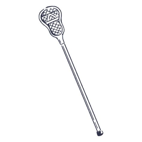 Lacrosse stick sport icon PNG Design Lacrosse Illustration, Lacrosse Stick Drawing, Lacrosse Drawing, Lacrosse Stick, Stick Drawings, Graphic Desi, Pottery Inspo, Lacrosse Sticks, Shirt Drawing