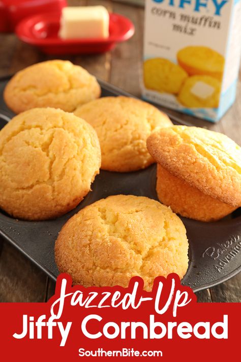 Jiffy Cornbread Muffins, Moist Cornbread Muffins, Sweet Moist Cornbread, Cornbread Muffins Jiffy, Jiffy Recipes, Jiffy Cornbread Recipes, Cornbread Muffins Recipe, Cornbread Recipe Sweet, Moist Cornbread