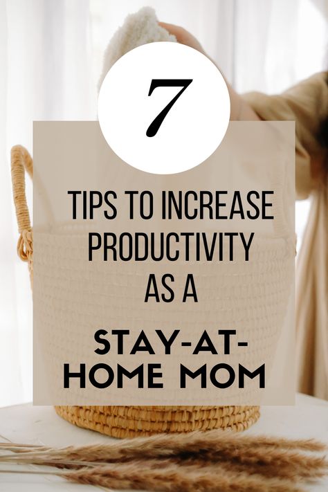 7 tips to increase productivity as a Stay-at-home mom 🧺🏡How to create a peaceful home while still being productive. How To Be A Productive Stay At Home Mom, How To Stay Productive, Simple Cleaning Routine, Family Read Alouds, Colicky Baby, How To Be Productive, Being Productive, Pajamas All Day, Peaceful Home