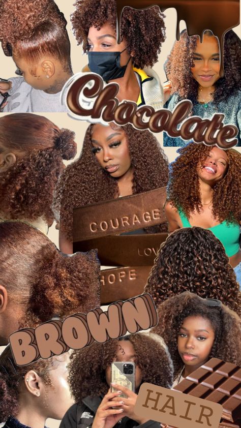 Adore Hair Dye, Hair Braid Patterns, Cabello Afro Natural, Girl Hair Colors, Brown Hair Dye, Quick Natural Hair Styles, Dying Hair, Dyed Hair Inspiration, Colored Curly Hair