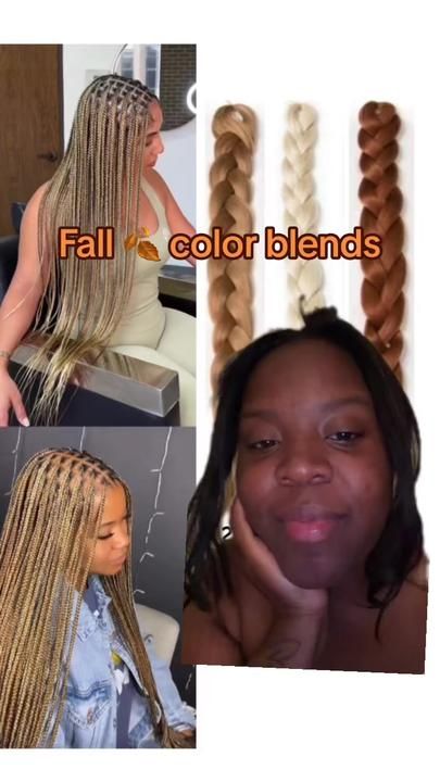 Braids Color, Braiding Hair Colors, Natural African American Hairstyles, African Braids Hairstyles, African Braids, African American Hairstyles, Color Mix, Color Blending, Hair Dos