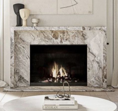 Marble Fireplace Mantle, Upgrade Home, Marble Fireplace Surround, Mantel Design, Bedroom Upgrade, Fireplace Built Ins, Family Room Fireplace, Home Design Inspiration, Diy Bedroom