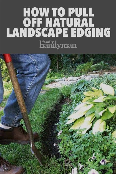 Plastic Landscape Edging, Hosta Care, Grass Edging, Flower Bed Edging, Mulch Landscaping, Landscape Borders, Natural Landscaping, Organic Mulch, Edging Ideas