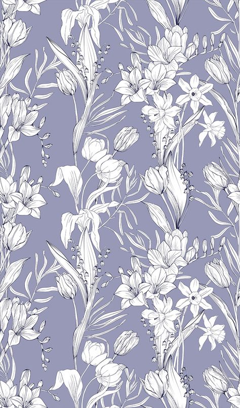 Floral pattern Floral Prints Pattern Textile Design, Wedding Blossom, Nature Texture, Texture Textile, Blossom Wallpaper, Lilies Of The Valley, Pattern Beauty, Romantic Drawing, Flora Pattern