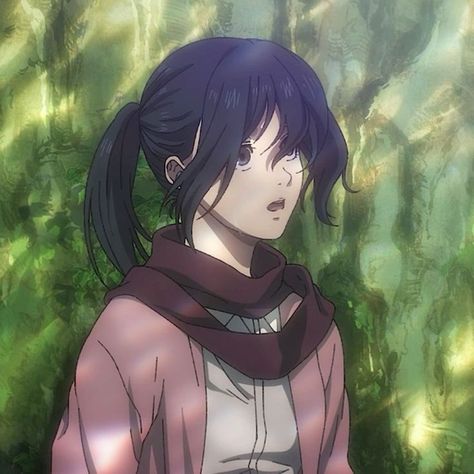 Mikasa Ackerman Icon, Mikasa Anime, Aesthetic Egirl, Aot Anime, Mikasa Ackerman, Anime Couples Manga, Cute Profile Pictures, Of Ideas, Anime Character Design