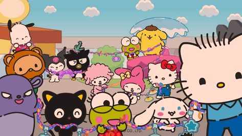 Computer Wallpaper Hello Kitty, Sanrio Desktop Wallpaper, Sanrio Wallpaper Laptop, Sanrio Wallpaper Desktop, Hello Kitty Desktop Wallpaper, Minecraft C, 1366x768 Wallpaper, 1366x768 Wallpaper Hd, 헬로키티 배경화면