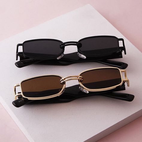 Holiday Sunglasses, Punk Sunglasses, Golden Tea, Plastic Sunglasses, Retro Punk, Sports Fashion, Metal Sunglasses, Travel Beach, Rectangle Sunglasses