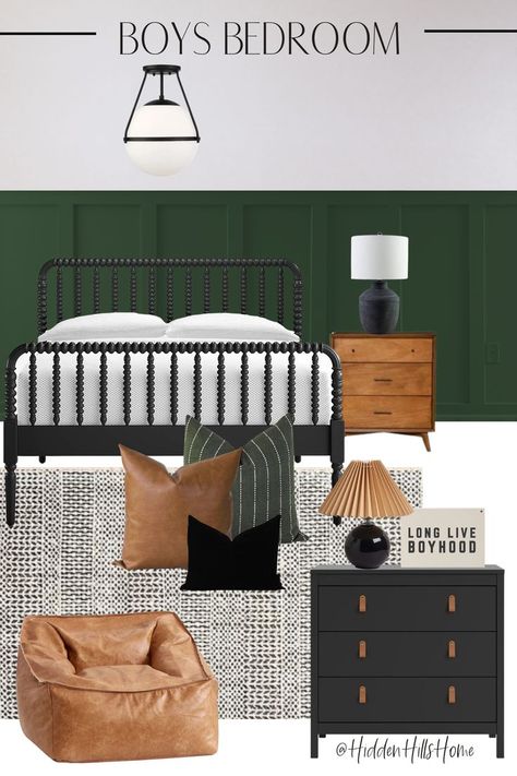 Modern Vintage Boys Bedroom Mood Board Bedroom Design Mood Board, Little Boys Bedroom Decor, Vintage Boys Room, Little Boys Bedroom, Teenager Bedroom Boy, Teenage Boy Room, Boy Toddler Bedroom, Boys Bedroom Makeover, Jenny Lind