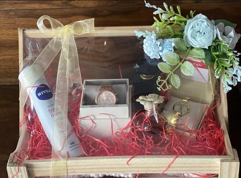 Trousseau packing for engagement Baskets Diy, Trousseau Packing, 21st Birthday Decorations, Diy Gift Baskets, 21st Birthday, Gift Baskets, Birthday Decorations, Baskets, Gift Wrapping