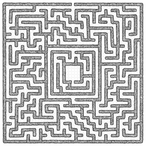 Doodled Maze Dungeon Hard Mazes, Maze Drawing, Minecraft Kingdom, Capas Minecraft, Labyrinth Maze, Labyrinth Design, Maze Design, Dnd World Map, The Minotaur