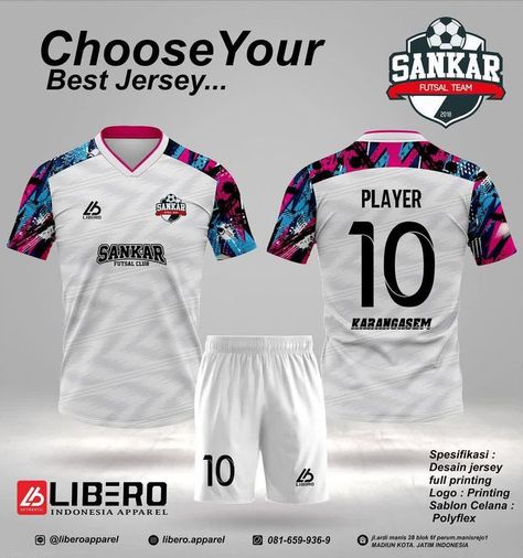 Jersy Bola Desain, Design Baju Futsal, Jersey Futsal Printing Design, Volleyball Uniforms Design, Volleyball Jersey Design, Sports Uniform Design, Volleyball T Shirt Designs, Cricket T Shirt Design, Basketball Jersey Outfit