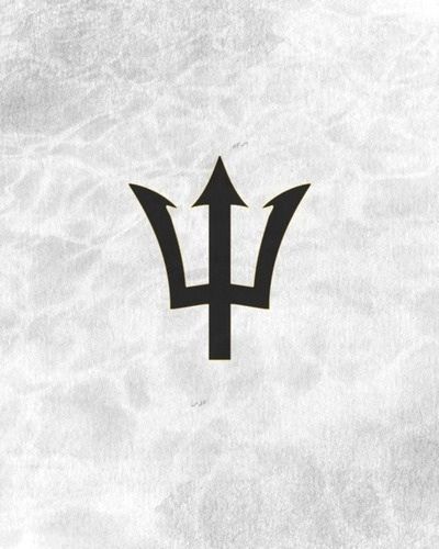 Trident Trident Wallpaper, Trident Aesthetic, Poseidon Trident Tattoo, Trident Drawing, Percy Jackson Trident, Percy Jackson Tattoo, Trident Symbol, Trident Tattoo, Poseidon Trident