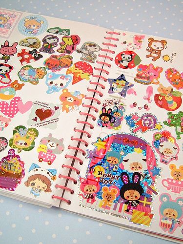 I'm not sure why, but sticker collecting was a cool hobby in the 90's… and it still is. 90s Stickers, 1980s Childhood, 90s Childhood, Kawaii Stickers, Childhood Toys, 90s Kids, Sticker Collection, Old Toys, Sticker Book