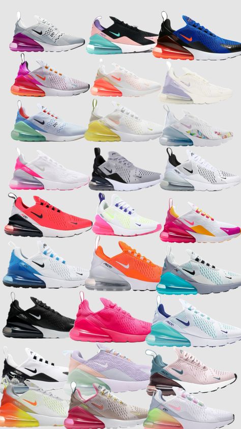 comment what 270s you want and I’ll mark them off! #commenttoclaim #comment #270s #nikes #nikes4life Cute Jordans, Baby Clothes Country, Nike 270, Pretty Sneakers, Shoes Wallpaper, Shoes For School, Trendy Shoes Sneakers, Cute Nike Outfits