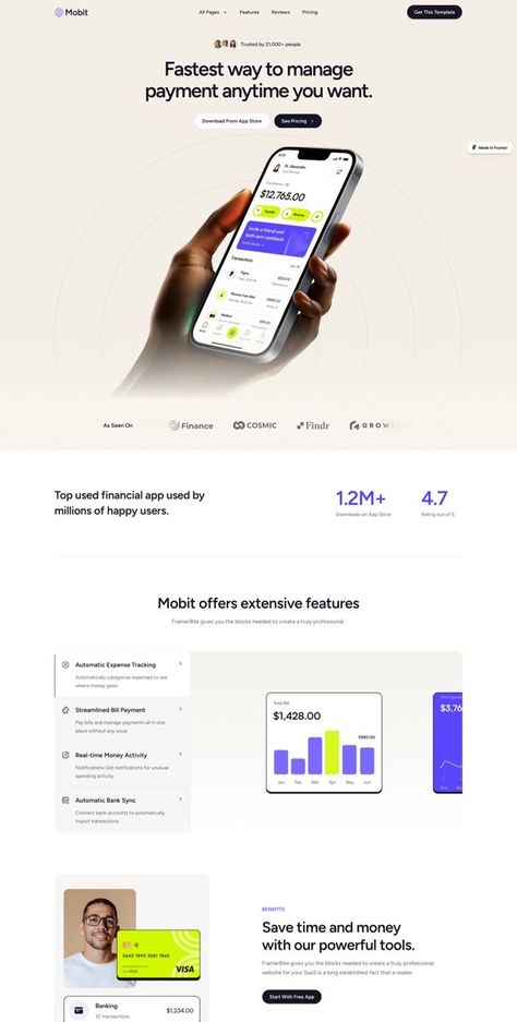 Minimal landing page template for fintech startups. #fintech #startup #landingpage . #Branding_Page_Design #Best_Landing_Page_Design_Website #Minimal_Modern_Website_Design #Blog_Landing_Page_Design Branding Page Design, Landing Page Ux Design, Landing Pages Ui, Sales Website Design, Search Web Design, Help Center Ui Design, Process Website Design, It Web Design, Corporate Deck Design