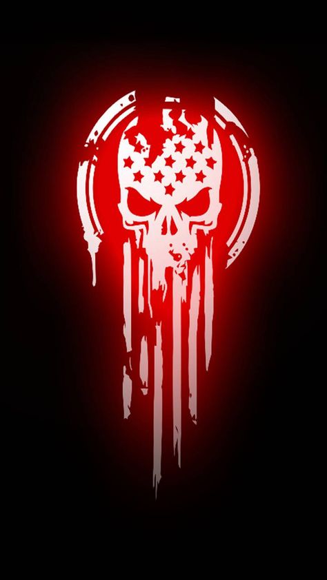 Punisher Artwork, Tree Frog Tattoos, Punisher Logo, Seni Mural, Harley Davidson Artwork, Skull Flag, Skeleton Drawings, Patriotic Art, Heavy Metal Art