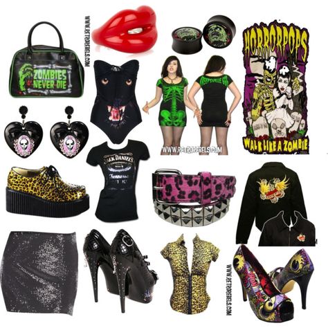 Phycobilly Fashion, Haunt Couture, Psychobilly Fashion, Dark Days, Aj Styles, Psychobilly, Character Ideas, Gyaru, Vintage Beauty