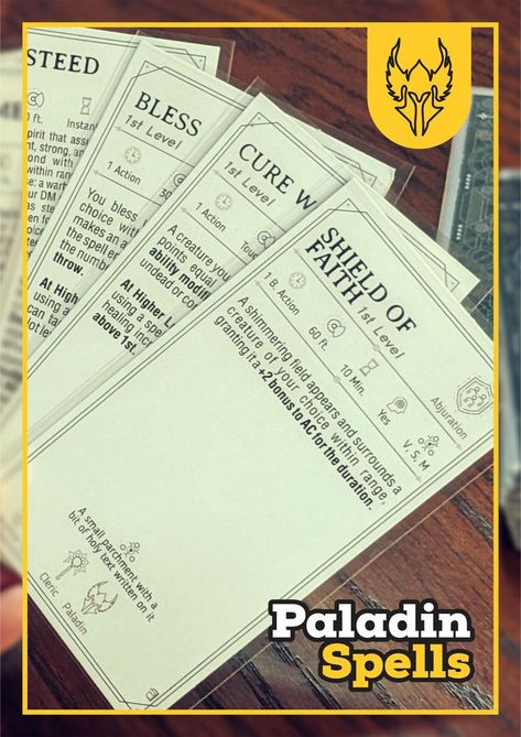 5e Paladin, Dnd Spell Cards, Spell Cards, Level 5, Etsy Shop