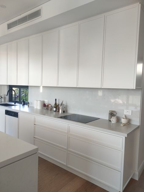 Narrow Shaker Kitchen, Slim Shaker White Kitchen, Shaker And Flat Panel Kitchen, Slim Shaker Kitchen Cabinet, Slim Shaker, Slim Shaker Cabinets Kitchen, Shaker Doors Kitchen, Modern Shaker Cabinets, Slim Shaker Cabinet Door