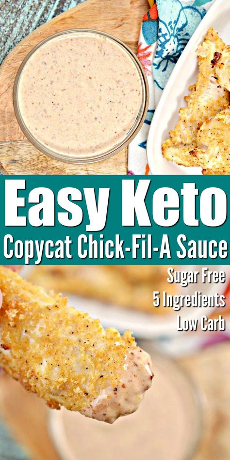 Chick Fil A Sauce, Keto Sauces, Low Carb Low Fat Recipes, Baking Powder Uses, Low Carb Sauces, No Carb Recipes, Best Fat Burning Foods, Low Carb Low Sugar, Low Carb Diet Recipes