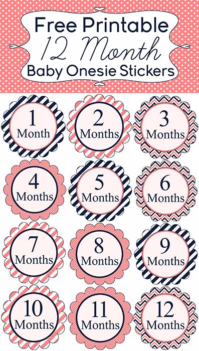 9 Free Printable Monthly Baby Stickers | Pretty My Party Dibujos Baby Shower, Arts N Crafts, Scrapbook Bebe, Baby Nursery Diy, Baby Month Stickers, Monthly Pictures, Milestone Stickers, Baby On A Budget, Month Stickers