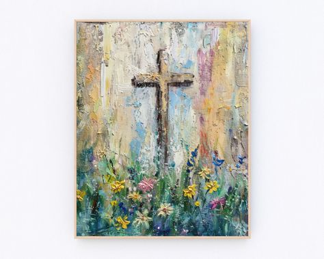 Cross canvas paintings