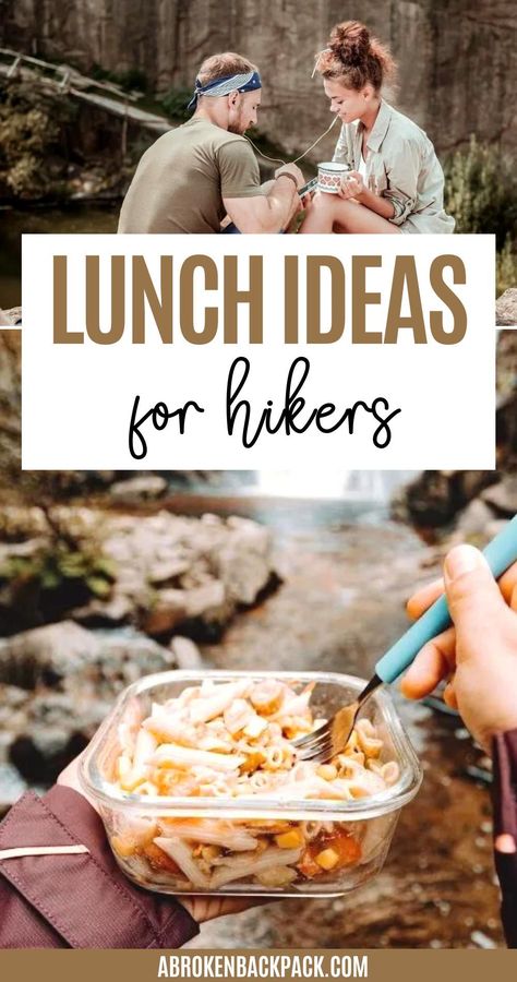 Searching for hiking lunch ideas for your upcoming hike? Explore your options with out guide to the best hiking lunches. We suggest foods for your hikes that are going to fuel your adventures. Read our complete list of the best lunch ideas for hiker to learn more. Hiking Food Backpacking Meals, Best Lunch Ideas, Fall Picnic Food, Best Hiking Food, Hiking Lunch, Camp Meals, Travel Lunches, Trail Food, Easy Camp